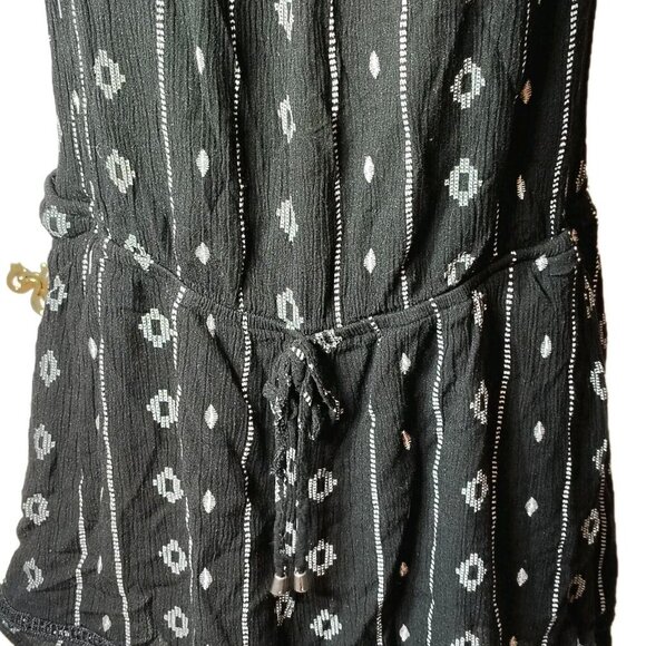 Be Cool Women's M Romper Drawstring Waist With Pockets Crochet Off shoulder - Picture 5 of 6